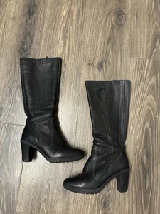 Timberland Damen Stiefel Gr.38 Schwarz Leder Neu - Bild 1 von 7