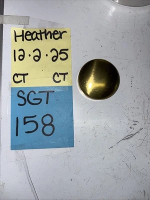 (1) Melling Part # MPC-113B Brass Plug Freeze NOS OEM, Sold Individually, Qty. 1 - Image 1 of 4