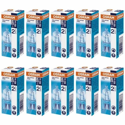 10 x Lámpara halógena Osram G9 Eco 35W = 40W lámpara halógena 66733 Halopin - Imagen 1 de 2