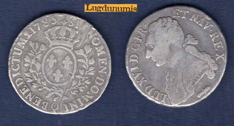 Louis XVI 1/2 Ecu au buste habillé 1785 Q Perpignan TB + Louis XVI 1774-1793 - Photo 1/1