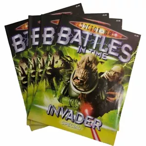 Doctor Who Battles In Time Invader 2007 revista especial X 4 nueva - Imagen 1 de 4