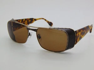 New Authentic MATSUDA M3030 AG Antique Gold/Brown Polarized 55mm Sunglasses - Picture 1 of 6