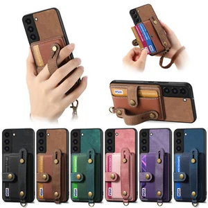 Funda protectora con soporte para tarjetas para Oppo F21 Pro A57 A17 Find X5 Pro Realme C31 - Imagen 1 de 18