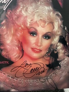 Dolly Parton SIGNED Album Burlap And Satin Autograph JSA COA LP Vinyl - Picture 1 of 8