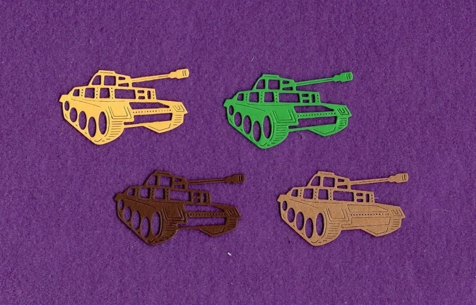 ARMY TANK Militar EE. UU. Troquelados Álbum de Recortes Tarjetas Foto 1 de 1