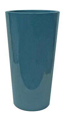 Hoher Blumentopf mit Einsatz Ø 33 cm rund Höhe 61 cm Übertopf Vase Blumenvase - Bild 1 von 4