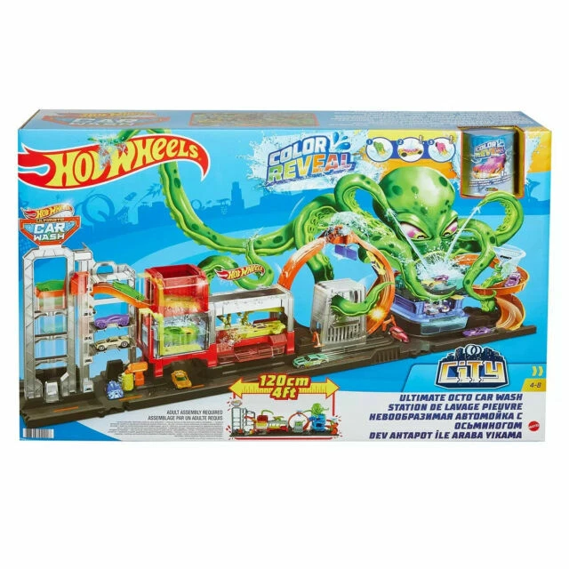 Hot Wheels Ultimate Octo Car Wash Playset