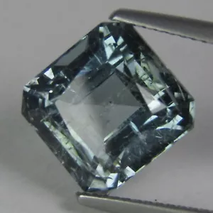 7.18Cts Luxury Look Natural Blueish -Green Tourmaline Square Cut Loose Gem VDO - Picture 1 of 6