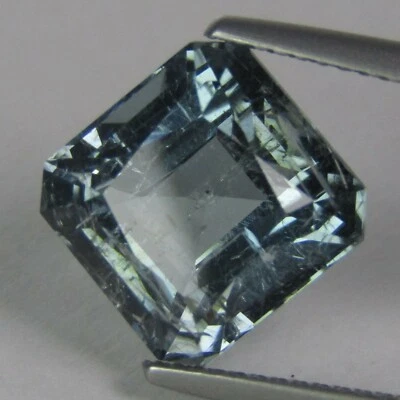 7.18Cts  Luxury Look Natural Blueish -Green Tourmaline Square Cut  Loose Gem VDO - Image 1 of 4