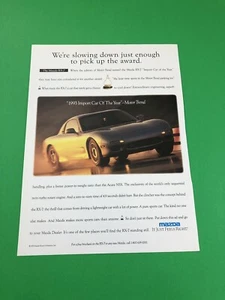 1993 MAZDA RX-7 RX 7 ORIGINAL VINTAGE PRINT AD ADVERTISEMENT PRINTED A6 - Bild 1 von 1