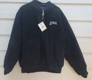 Vintage Croft & Barrel Wildleder Bomberjacke mit Bill Elliots Stickerei XL - Bild 1 von 7