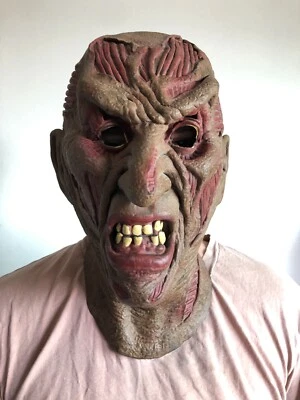 VTG 1995 Freddie Krueger Nightmare on Elm Street Full Mask Adult F1 - Image 1 of 4