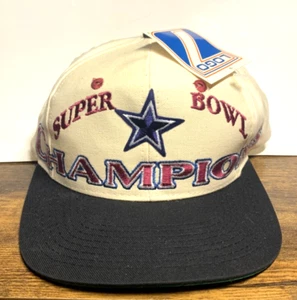 Vintage SUPER BOWL XXVII CHAMPIONS * Dallas Cowboys * Logo 7 Snapback Cap * NWT - Picture 1 of 8