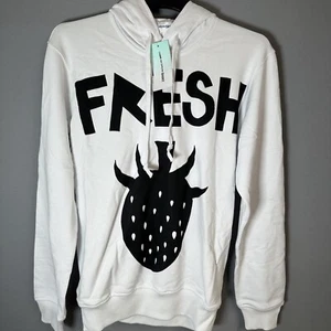 COMME des GARÇONS Fresh Hoodie Size Small Mens White Pullover - Picture 1 of 5
