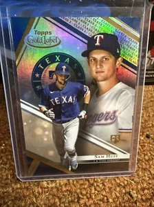 2021 Topps Gold Label Class 2 Sam Huff #99 Blue Foil /99 - Picture 1 of 5