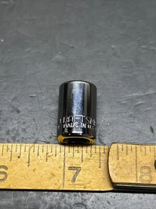 Vintage Craftsman -EE- 43507 9mm 6 Point 1/4” Drive Socket! Great Shape! USA - Picture 1 of 6