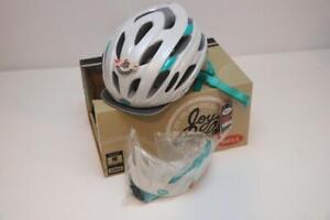 New Women's Bell Soul Road Bike Helmet White Emerald Green Cycling Small 52-56cm