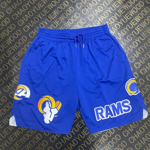 Los Angeles Rams Summer City Football Retro Blue Shorts Brand New Stitched S-3XL Cover