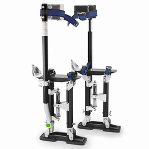 Drywall Stilts Painters Walking Finishing Tools - Adjustable 15" - 23" Black - Picture 1 of 6
