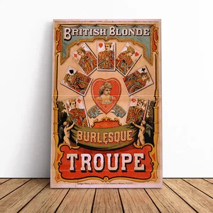 Vintage Circus (19) Canvas Wall Art Print Framed Picture Home Decor Living Room - Picture 1 of 7