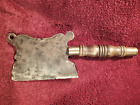 Antique Ca 1800/1850 Handforged Heavy Meat Food Chopper Cleaver  Sweden Swedish
