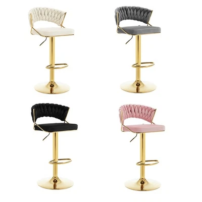 WOLTU 1/2/4x Barhocker Bistrohocker 360° Drehhocker mit lehne höhenverstellbar - Bild 1 von 4