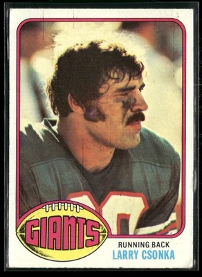 Larry Csonka 1976 Topps #437 New York Giants 2 - Image 1 of 2