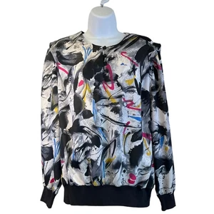 Tops N Tops Vintage Damen 12 Pullover künstlerisch Langarm Bluse - Bild 1 von 12