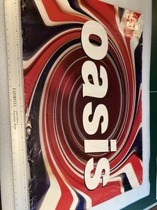 Oasis Original Vintage Poster Rare 1995 99x68 Cm not perfect look at picture - Picture 1 of 23