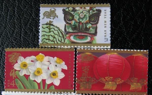 US Stamps Chinese Lunar Year singles, SC 4221, 4375, 4435 42 & 44C - Picture 1 of 1