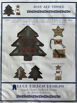 Blue Ribbon Designs-Just Add Tinsel Chart - Image 1 of 2