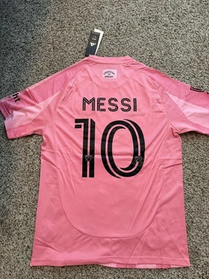 Camiseta Lionel Messi Adidas #10 Home Rosa 25/26 Foto 1 de 4