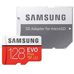 128GB microSDXC Card Micro SD Samsung Samsung EVO Plus Class10 UHS-I U3 R:100MB/ - Photo 1 sur 1