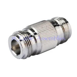 N-Typ Buchse auf Buchse gerade RF Koaxial Adapter Steckverbinder Kupplungen Zinklegierung - Bild 1 von 2