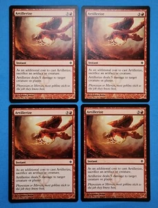 4x Artillerize New Phyrexia 2011 Mtg Magic Card Instant Red Mountain 79 - Picture 1 of 4