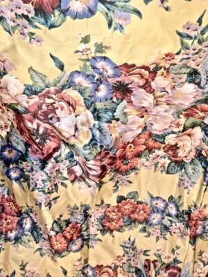 Cyrus Clark Vintage Fabric Pavlova Chintz Teflon 3 yds 9 in x 26" wide Designer - Image 1 of 3