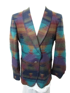 Niver Western Wear Vintage Longhorn Southwestern Blazer, Large - Bild 1 von 15