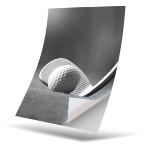 1 x Vinyl Sticker A4 - BW - Golf Course Club Ball Sport #42054