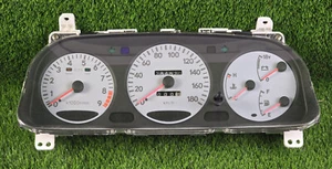 Toyota Corolla BZ Touring 1993-1997 GT white dial Cluster A/T Oem JDM used 9RPM - Picture 1 of 20