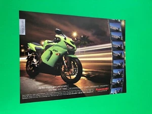 2005 2006 KAWASAKI NINJA ZX-6R ZX 6R ORIGINAL PRINT AD PRINTED ADVERTISEMENT - Bild 1 von 1