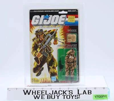Dusty CAS GRADED 85 90/85/85 GI Joe 36-Back 1984 Hasbro Figure NEW SEALED - Image 1 of 4