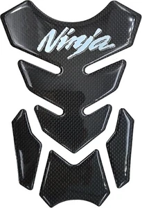 Carbon Fiber Fuel Gas Tank Pad Protector Decals Compatible With Ninja ZX6R ZX10R - Picture 1 of 2