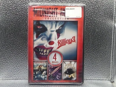 Midnight Horror Collection 4 Movies WS R NR Echo Bridge New Factory Sealed DVD - Image 1 of 4