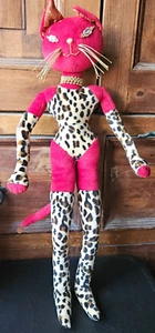 KATNIP, 2004 GLAMKATS KATNIP KAT. WIRED POSABLE PLUSH SUPERSTAR KAT. MISSING TAG - Picture 1 of 10
