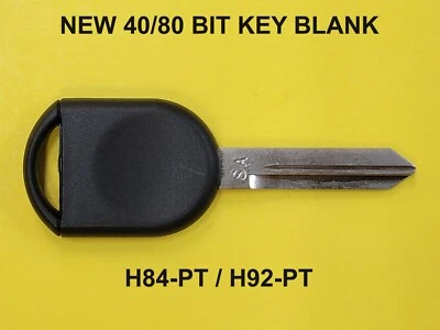 NEW 00-18 40 80 Bit Transponder Chip Key Blank No Logo SA H84 H92 599114 5913441 - Изображение 1 из 2