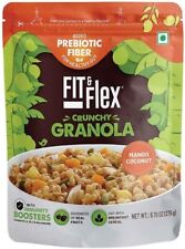 Fit & Flex Baked Granola Mango Coconut Oat Rich Cereal 275g Free Shipping