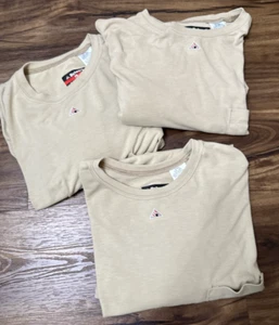 Bulwark FR Mens Size XXL CAT1 Light Knit Long and Short Sleeve Knit Shirt LOT 3 - Picture 1 of 11