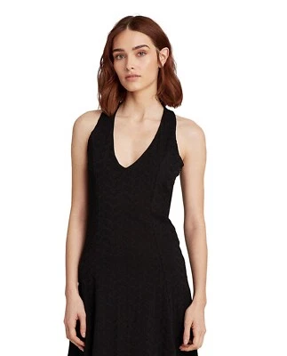 Lauren Ralph Lauren Women's Sleeveless Deep V Neck Dress Size XL Color Black New - Image 1 of 3