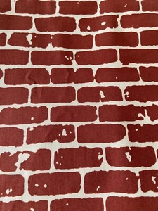 Fabric Latifah Safiir Studios Grafic Brick Print  Me+You Hoffman BTY - Picture 1 of 5