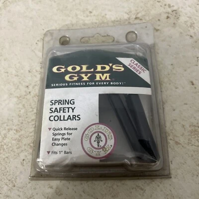 Collares de seguridad de resorte Gold’s Gym serie clásica Foto 1 de 2